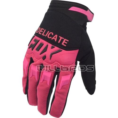 Air Mesh Race Gloves Delicate Fox Sports Gloves motorcycle motor racing gloves mens woman unisex