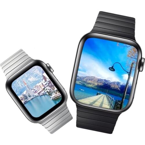 Stainless steel strap for apple watch band 42mm 38mm 44mm 40mm metal Butterfly buckle watchband for iwatch bracelet 5/6/SE/4/3/2