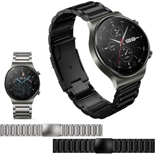 Strap For Samsung Galaxy watch 3 45mm/gear S3/huawei watch gt 2 46mm/GT2 pro/amazfit GTR 2/gtr 47mm Titanium Alloy strap 22mm