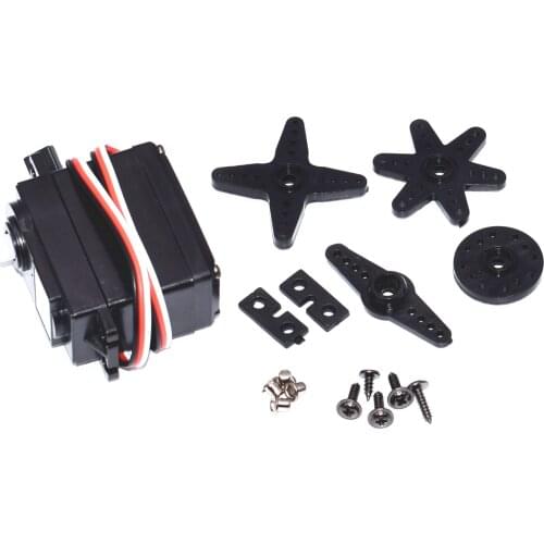 H44 DS04-NFC servo 360-degree Continuous Rotation Servos DC Gear Motor Smart Car Robot Torsion 5.5kg/cm DC 4.8V-6V