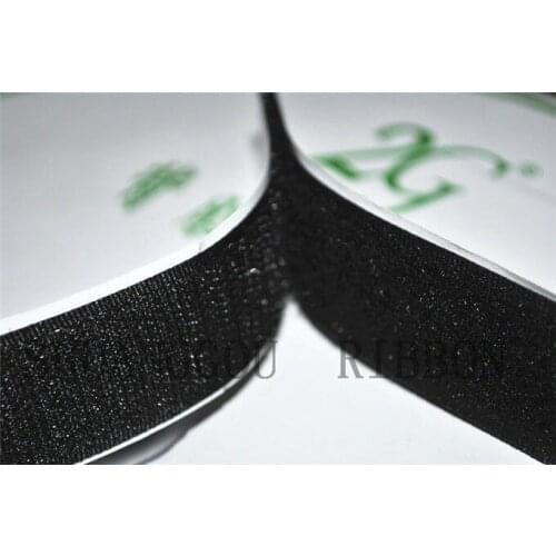 1 inch(25mm) width x 27yards length.ALL Purpose fastening tape With Super Adhesive Backing hook and loop