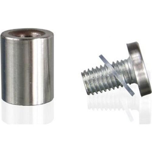 DHL Free Shipping Steel 19*50mm Screw Cap Covers Photo Frame Screw for Wall Glass Mirror 200Pcs/lot Hot Sale