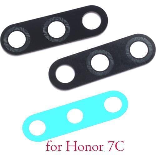 10pcs new original back rear camera glass lens for Huawei Honor 7C 5.99"