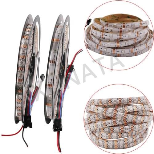 DC 5V CX2802 5050 RGB LED Strip Dream Color 30 60 leds/m Smart led pixel strip IP21 65 67 WS2801 IC built-in LED Lights