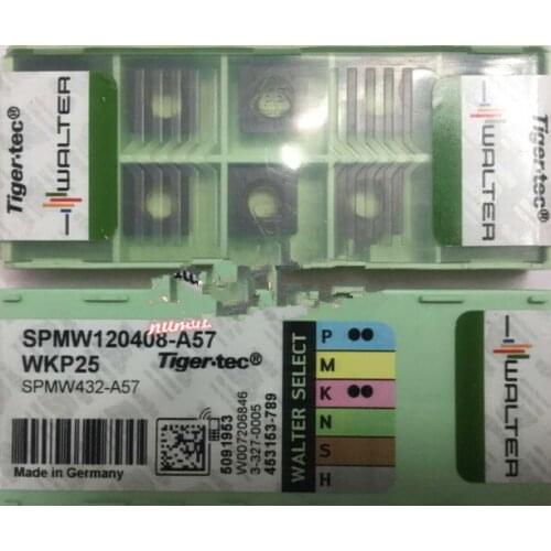 10PCS CARBIDE INSERT SPMW 120408 A57 WKP25