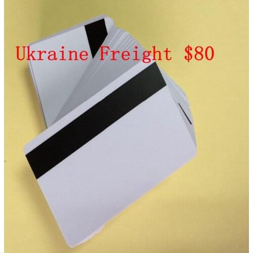 Ukrainian freight differential $80 Hico PVC Magnetic Stripe Blank Card