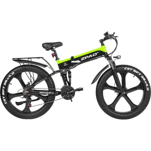 EBike 26 inch Lithium Battery Electric Bicycle 1000W Folding Electric Bike Electronic Bike 48VMountain Electrical Bicycles