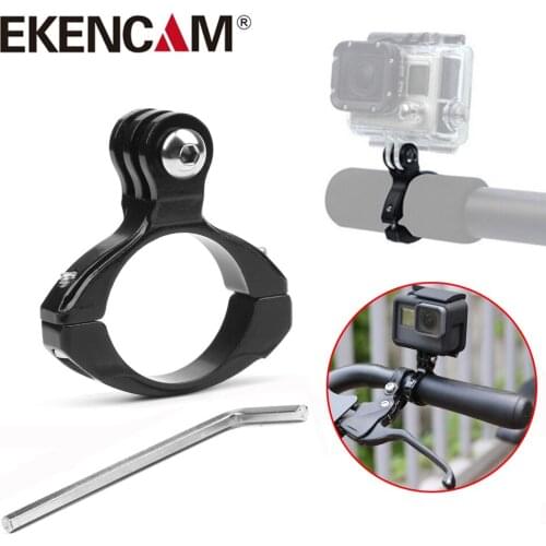30mm Inner Front Handlebar Clip Holder Bicycle Bike Clamp Mount for Go Pro Max Hero 9 8 7 Insta360 OneX2 ONER DJI OSMO Accessory