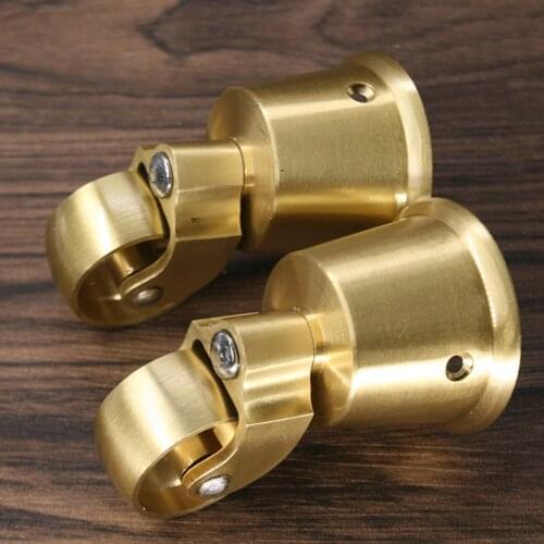 1 Piece Universal Brass Furniture Caster 360 Degree Rotating Cabinet Table Wheel Round Cup