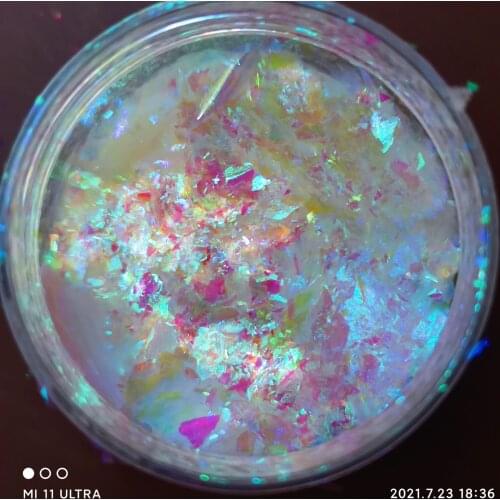 10g/lot Transparent Colorshift Chroma Flakes Iridescent Chameleon Pigment