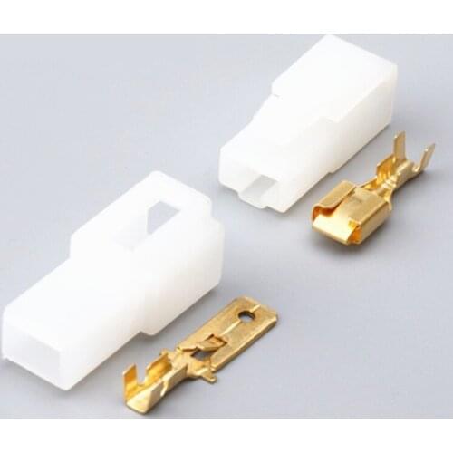 200Sets 1 Pin/WayElectrical Wire Connectors Plug Male female Automobiale Automobile Connector DJ7011-6.3-11/21