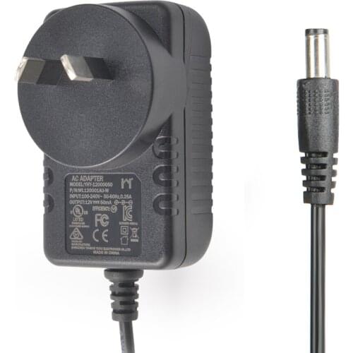 5PC Free shipping 12 Volt AC-DC Adaptor Switching transformer 12V 50mA AC DC Power Supply Adapter