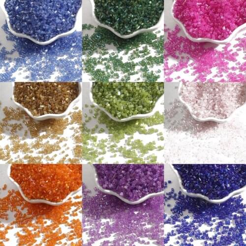 New Fashion 2mm 15g 700pcs Solid Colorful Seed Beads Crystal Beads For Kids Jewelry DIY Making Accessories