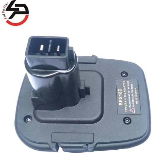 Battery Adapter BPS18D for Black&Decker 20V Li-Ion for PORTER CABLE 20V Lithium Ion Battery for DC9096 DC9098 DE9096 18V Battery