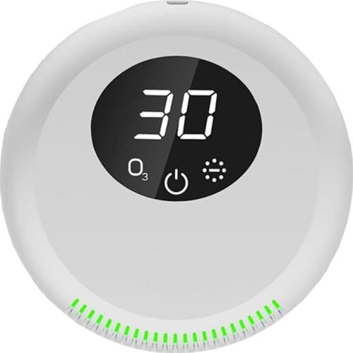 Car Ionizer Air Purifier Air Freshener PM2.5 Dust Smoke Cleaner for Home/Car/Office/Taxi White