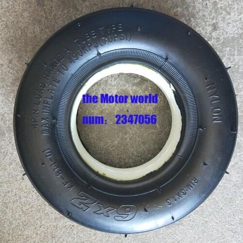 Free shipping good quality 6X2 Solid tire fits Electric Scooter Wheel Chair Truck