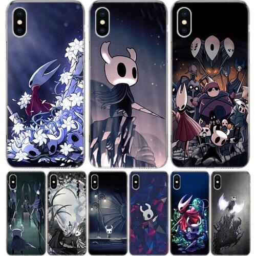 Hollow Knight Cover Phone Case For Iphone 11 12 Mini Pro 7 6 X 8 6S Plus XS MAX + XR 5S SE 10 9 Art TPU Coque Capa Shell