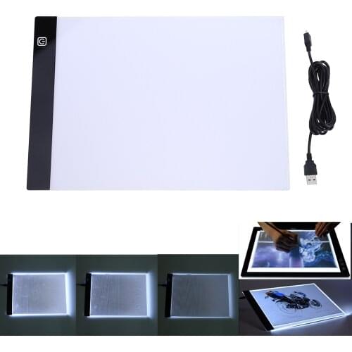 A4 LED Drawing Tablet Digital Graphics Pad USB LED Light Box Copy Board Electronic Art Graphic Painting Writing Table