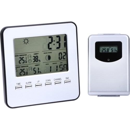 Digital Thermometer With Remote Sensor Temperature Sensor Wireless Weather Station Indoor Outdoor Remote Street Meter Hygrometer