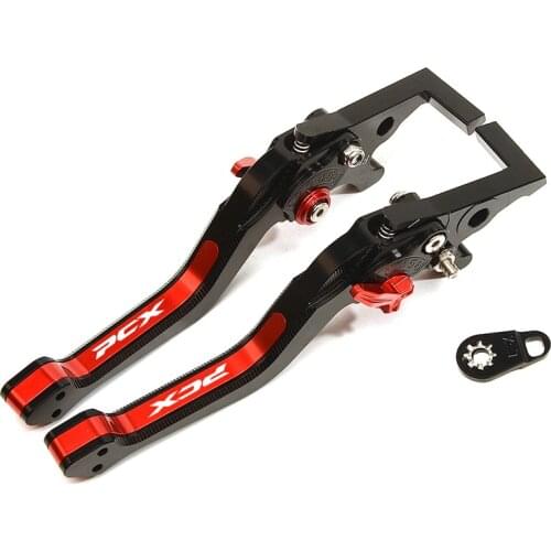 For HONDA PCX 150 125 160 pcx150 pcx125 PCX160 3D Rhombus Parking Brake Levers Motorcycle Brake Clutch Automatic Lock Levers