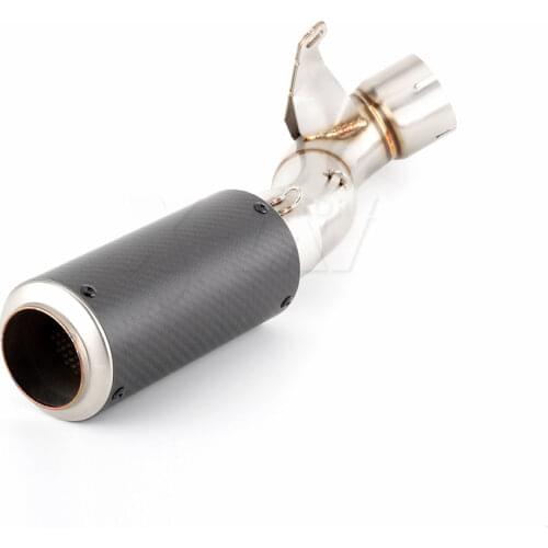 For Indian FTR1200 1200S 2019 2020 2022 FTR 1200 Rally / Carbon 20 22 Escape Slip-on Motorcycle Exhaust With Mid Decat Link Pipe