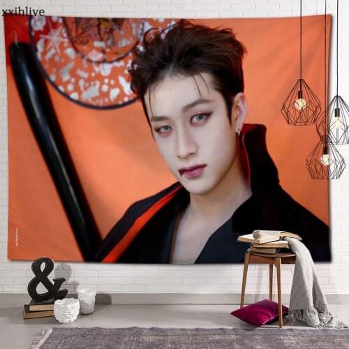 Kpop Chris Bang Tapestry Customizable Bohemian Wall Hanging Room Carpet HD Tapestries Art Home Decoration Accessories 70x95cm