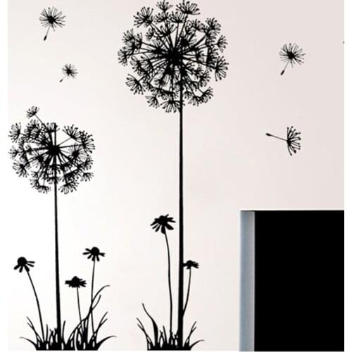 Hot Wall Sticker Plant the Dandelion in the Wind Wall Sticker Easy Remove Pvc Decoration home Wallpaper Wall Sticker