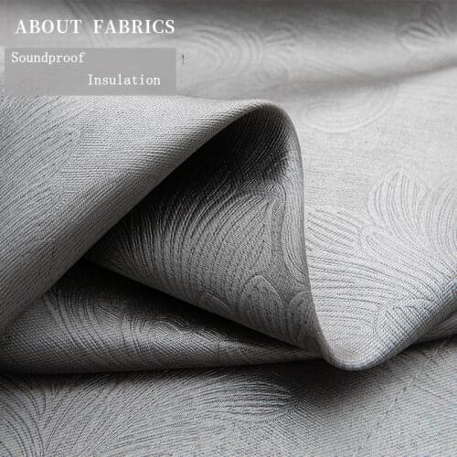 Finished Window Curtains Bedroom Shading Insulation Soundproof For Living Room Balcony Curtain Cloth