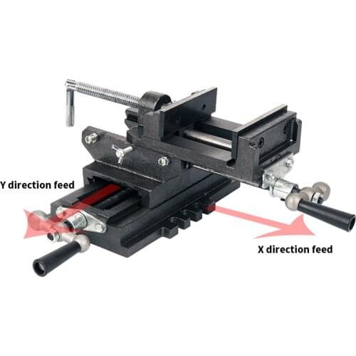Cross pliers bench drill special two-way mobile vise clamp drilling and milling machine work bench pliers