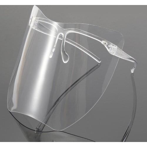 Reusable Face Shield For Adults Clear Protective Mask Anti Saliva Anti-Oil-Splash Fog Face Screen Airy Protector Kitchen Tools