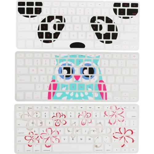 Cartoon US Keyboards Soft Case Cover Protector Guard Film Silicone Skin For Apple Macbook Pro 13 15 17 Pro Air 13 Keyboards Film