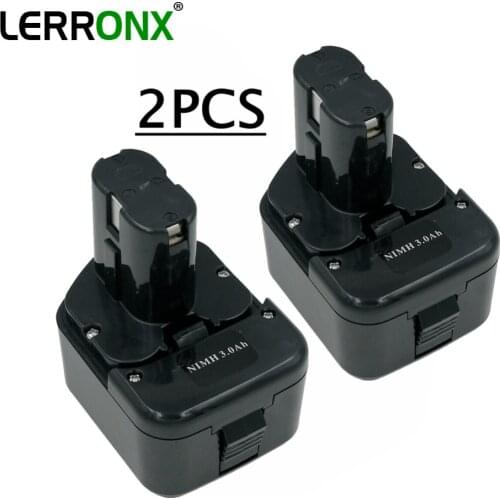 2PCS Ni-MH 12V 3.0Ah Power Tool rechargeable replacement battery for Hitachi DS12DVF C5D FWH12DC3 WR12DAF DS12DM EB1214S EB1212S