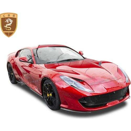 Fit For Ferrari 812 Carbon Fiber Diffuser Front Decorative Scratch Resistant Wing