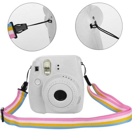 Camera Clear Hard PVC Case Cover with Strap for Fujifilm Instax Mini 9/8/8+ VDX99