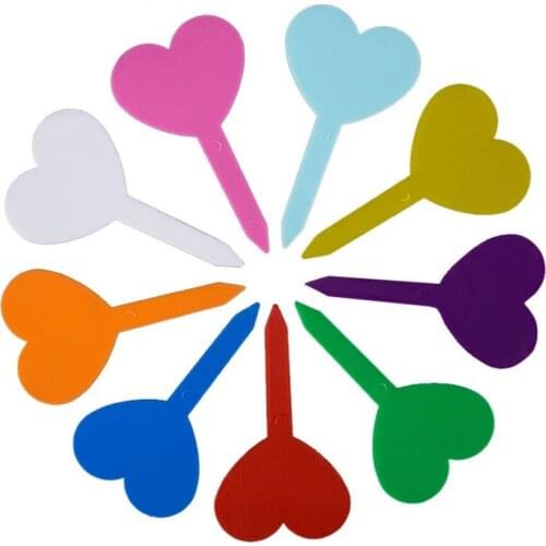 Garden Heart Nursery Plant Label Plastic Waterproof Eco-friendly 9pcs Stakes Fully Recyclable T-type Flower 9 Pcs Herb PP Tags