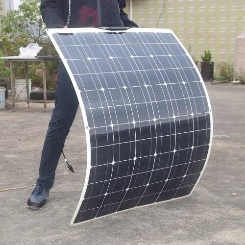 Solar panel 12v 300w 200w 1000w flexible solar cell kit photovoltaic system battery charger module for car boat Van home camping