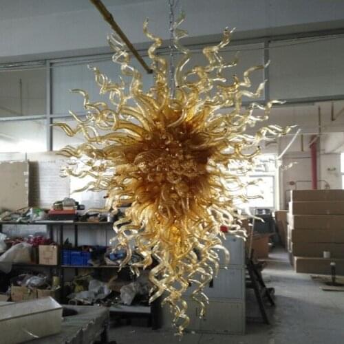 Contemporary Lamps led Light Living room Decor Chihuly Murano Glass Chandelier
