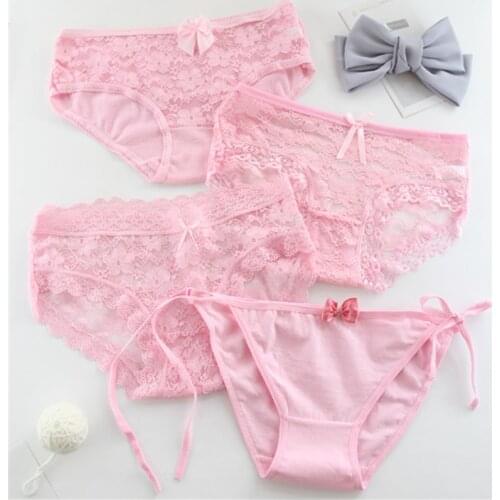 4Pcs Girlss Cotton Blend Panties Briefs Lingerie Shorts For Women Ladies Girls YH3-4