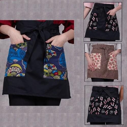 High quality Japan Style Chef aprons hotel Kimono work apron Restaurant bar waiter apron Korean Restaurant work apron 227