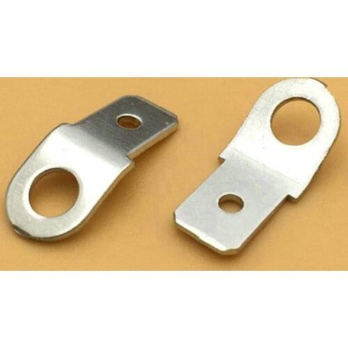 10pcs Speaker Terminal 6.3 Screw Hole 4MM Thickness 0.8MM Connector Plug Spring