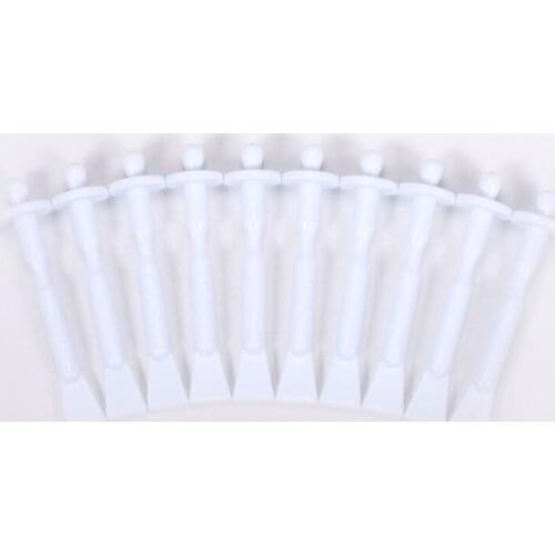 10Pcs/Set 2 In 1Nasal Hair Remover Cleaning Plastic Nose Wax Applicator Sticks Professional Effective Safe Beauty Tools