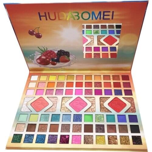 84 Color Eye Shadow Pearlescent Matte Glitter Waterproof Long-Lasting Highlighter Cream Make Up Cosmetic TSLM1