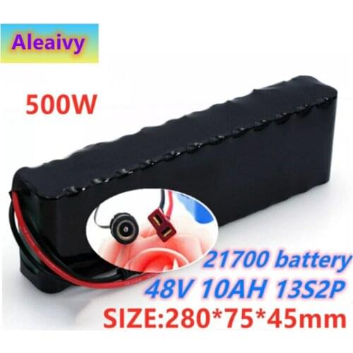 Li-ion Battery 48V 13s2p 10AH Volt Rechargeable Bicycle 500W E-Bike Electric Li-ion electric scooter wheel chair electric