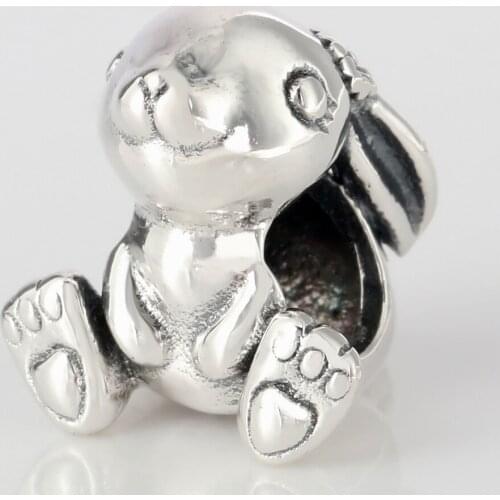 Free Shipping 2020 New 925 Sterling Silver Spring The Rabbit Charms Fit Original Bracelet For Women DIY Jewelry S925 Beads