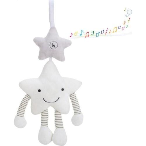 Music Star Crib Hanging New Baby Toys For Stroller Newborn Rattles Educational Plush Toys