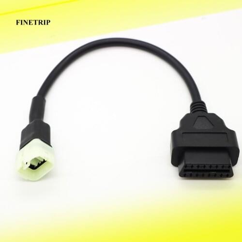 For Honda Motorcycle OBD2 to 4 Pin Diagnostic Adapter Cable Motorcycle Fault Detection Parts Fit for Honda Motorbikes or Similar