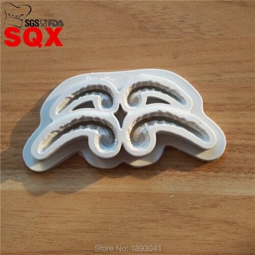 Timbo lace Shape Silicone Mold Sugarcraft Fondant Molds Chocolate Mould Kitchen Bakeware Moule Silicone SQ16353