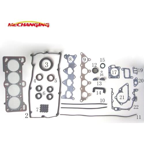 G4EE For HYUNDAI GETZ ACCENT III OR KIA RIO Engine Rebuilding Kits Overhaul Package Full Set Engine Gasket 20910-26L00 50285300