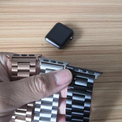 3 Pairs Watch Band Connector Kit Compatible for Apple iWatch 44mm 42mm 40MM 38MM Spring Bar Stainless Steel Adapter