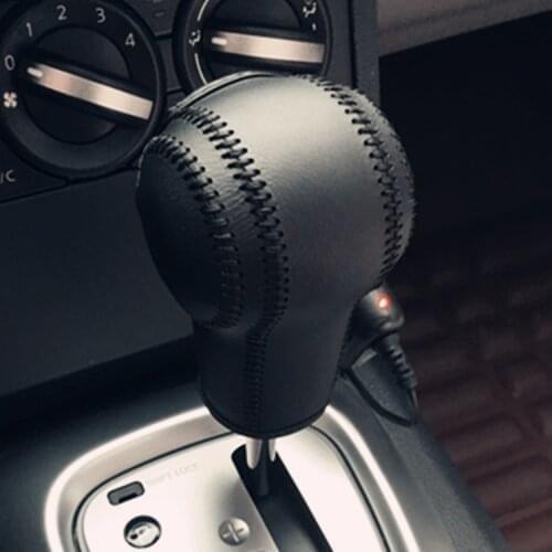 Gear cover interior gear block leather protector Interior decoration car Accessories For Nissan X-trail X trail T31 2008-2012